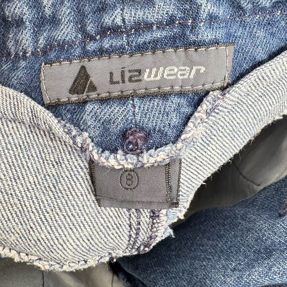 Womens Vintage Liz Wear  Cowboy Jeans‎ Size 8   High Rise Straight Leg jeans Y2k - Picture 8 of 10